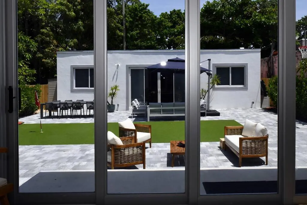 度假居 No Wynwood With Spacious Outdoor With Jacuzzi 迈阿密