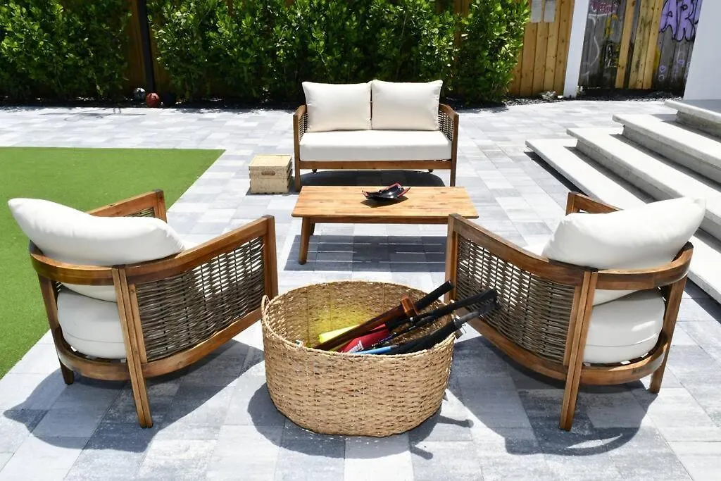度假居 No Wynwood With Spacious Outdoor With Jacuzzi 迈阿密