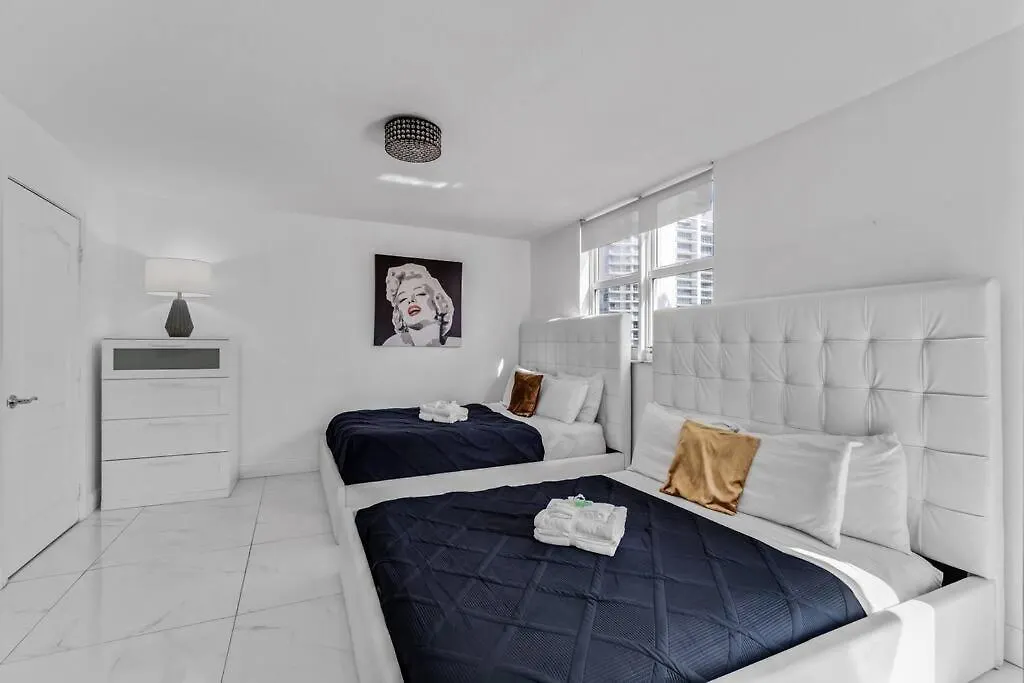 Appartement Stylish 2bed 2bath Over Brickell Skyline With Free Parking