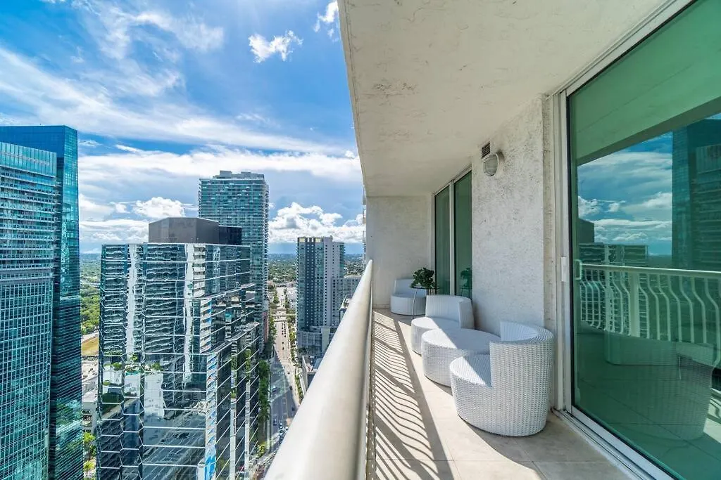 Appartement Stylish 2bed 2bath Over Brickell Skyline With Free Parking