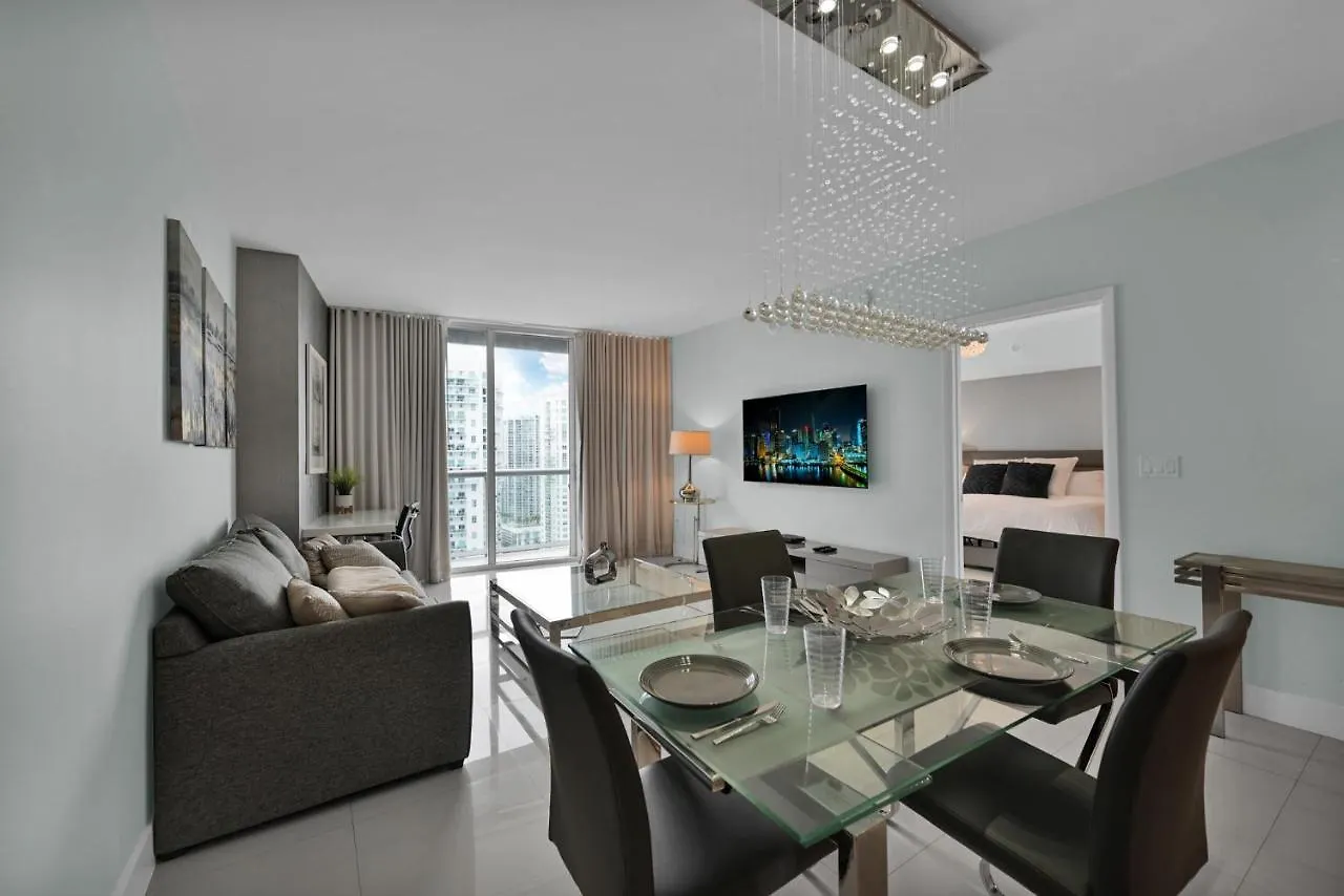 Apartmán Perfect One Bedroom At Icon Brickell Amazing Views