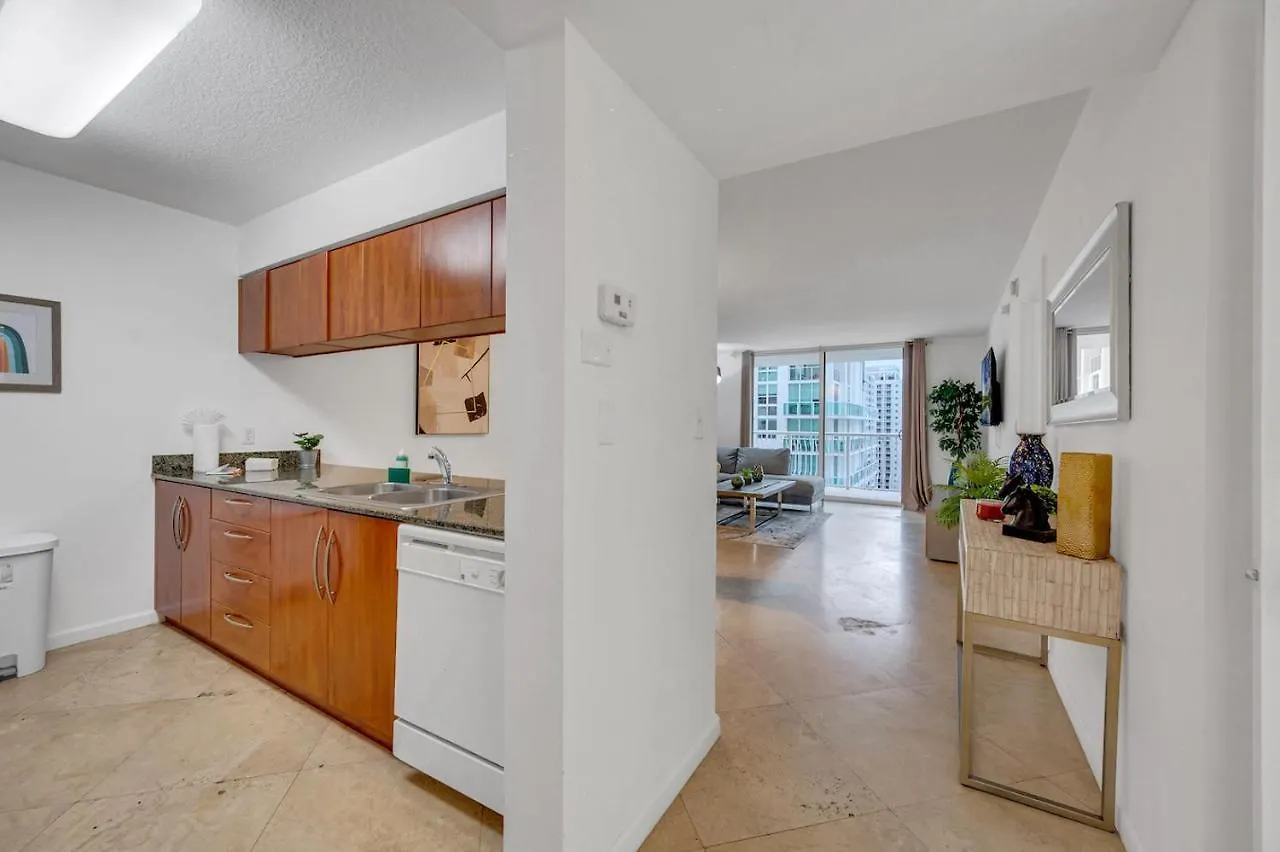 Lägenhet Gorgeous 1br Brickell-freeparking Miami