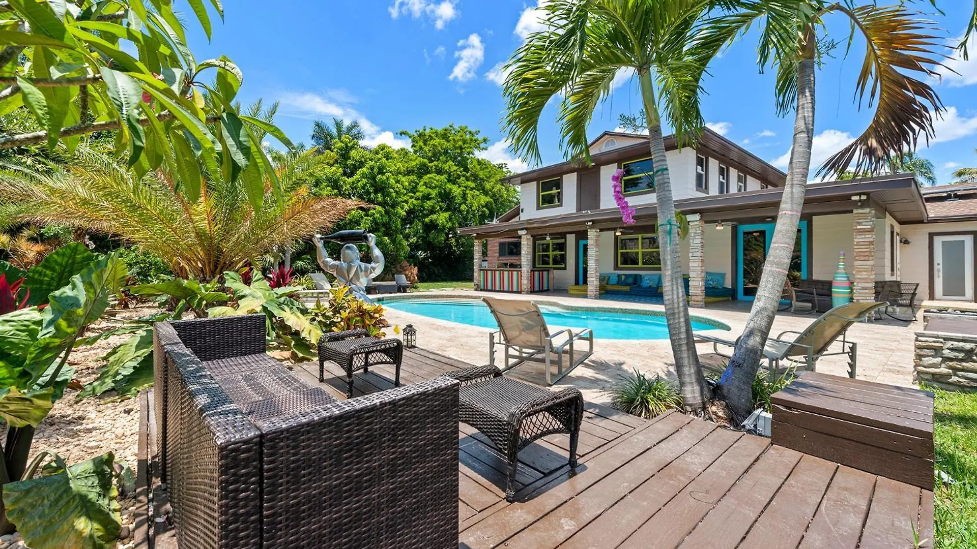 Blockchain - Acre Lot W/ Pool-hot Tub-bars-tiki-games-theater! * Miami