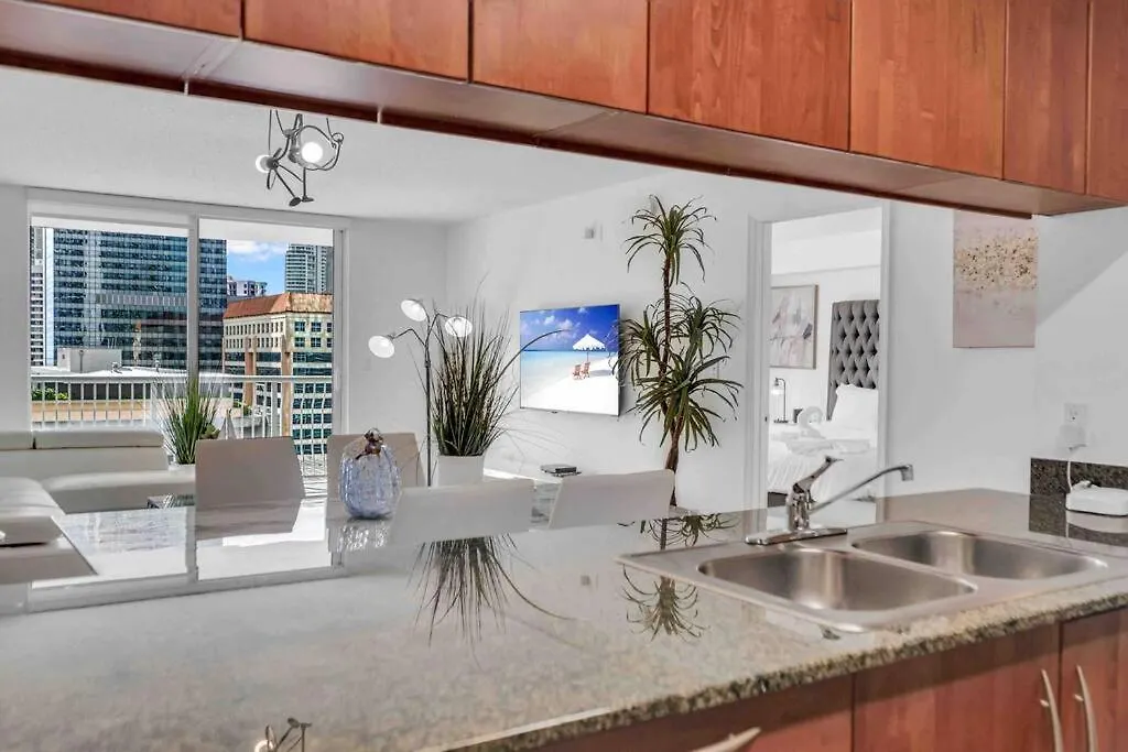 דירה Lux 1 Bdr 1 Bth • Brickell • Pool & Ocean Views