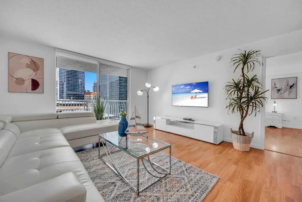 Lux 1 Bdr 1 Bth • Brickell • Pool & Ocean Views דירה מיאמי