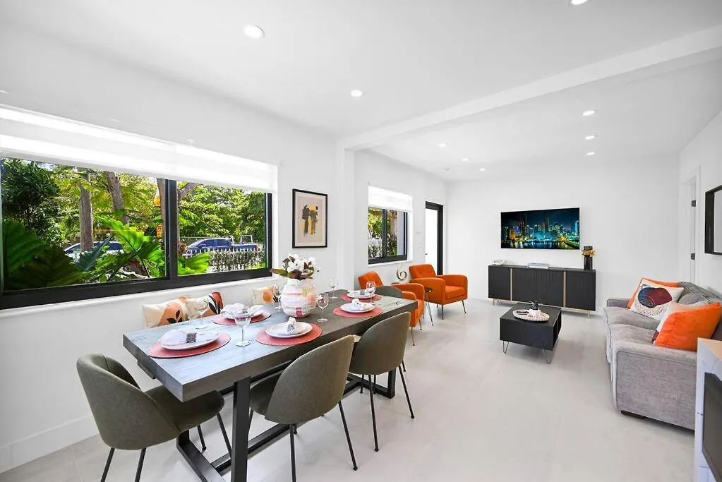 Modern Private Oasis By Design District & Wynwood Appartement