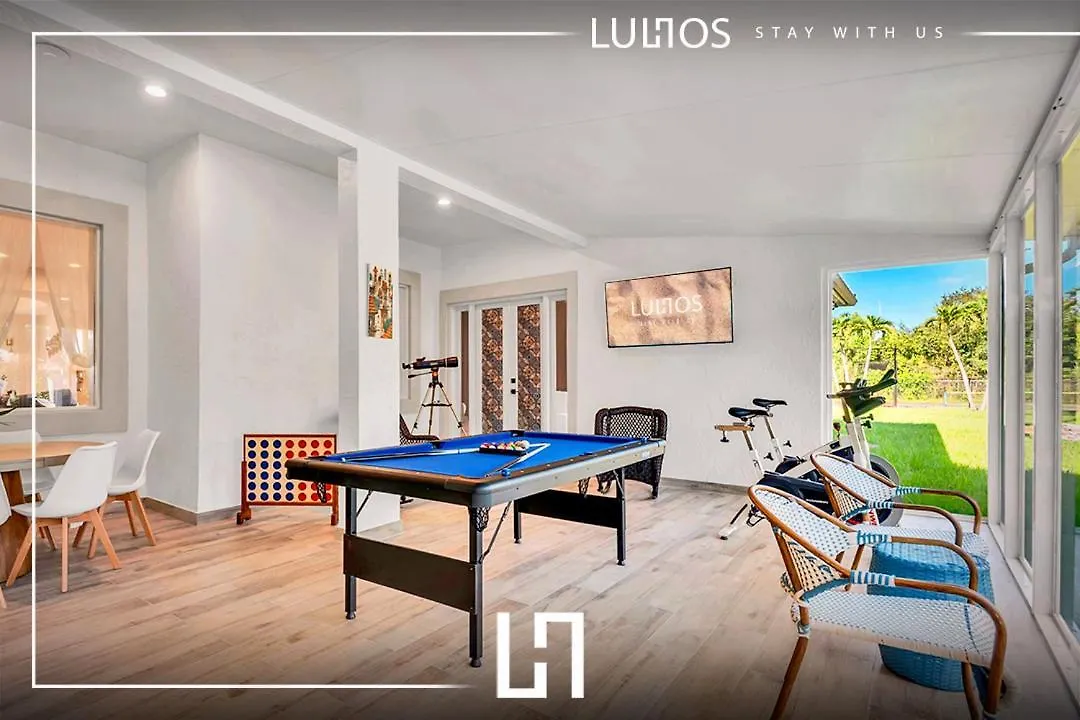 Experience Miami's Bongo's House Private Pool And Game Luxury L54 Miami