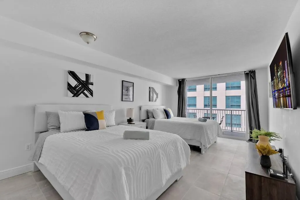 アパート Lovely In Brickell -2 Beds And Free Parking *