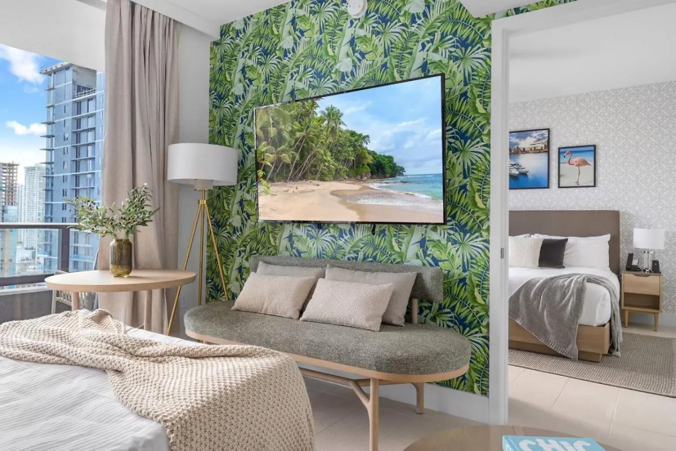 Сasa de vacaciones 2414 Chic In Downtown With Bay And Views A Pool And Gym *